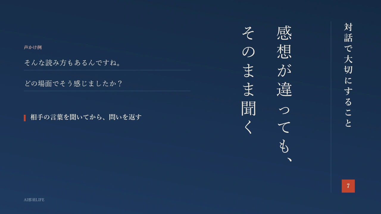 藍の和モダンの強調見本